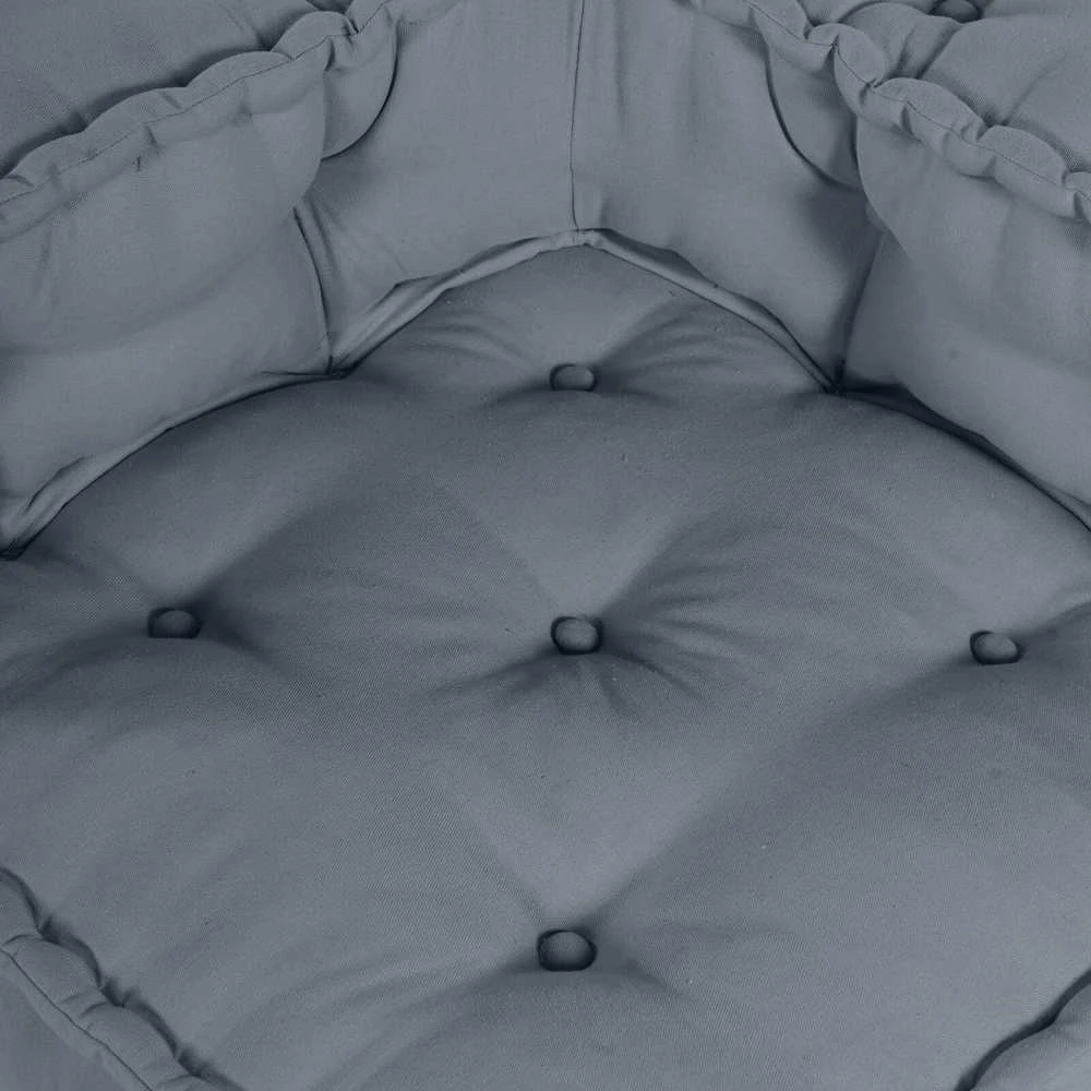 Modulinė sofa 3 vnt. Audinys Pilka 140 x 70 x 36 cm