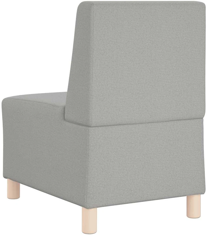Fotelis Modulinis sofa vienetas be rankų Debesų pilka 55 x 74 x 82 cm