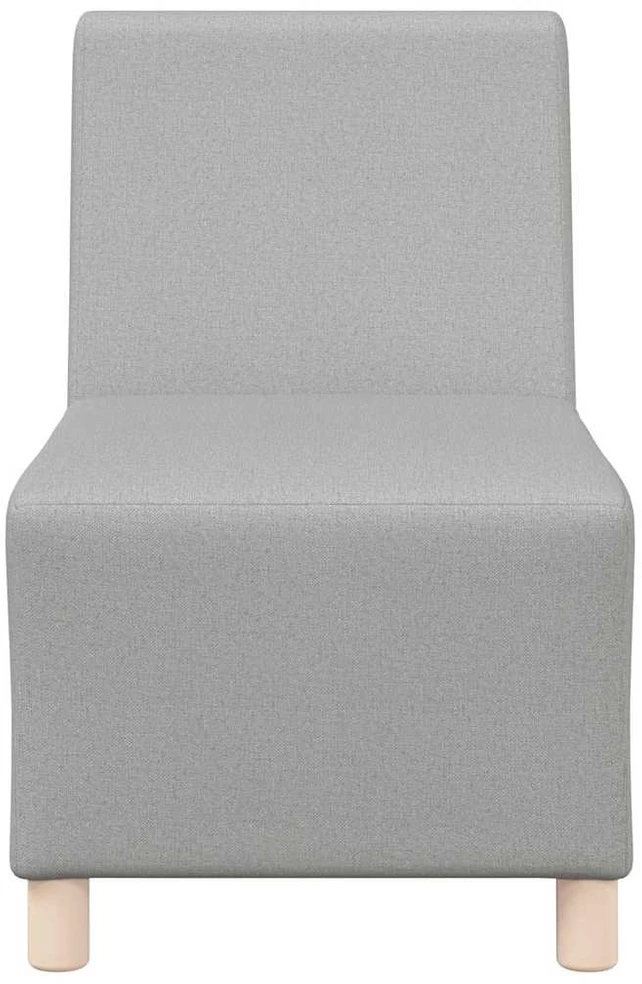 Fotelis Modulinis sofa vienetas be rankų Debesų pilka 55 x 74 x 82 cm