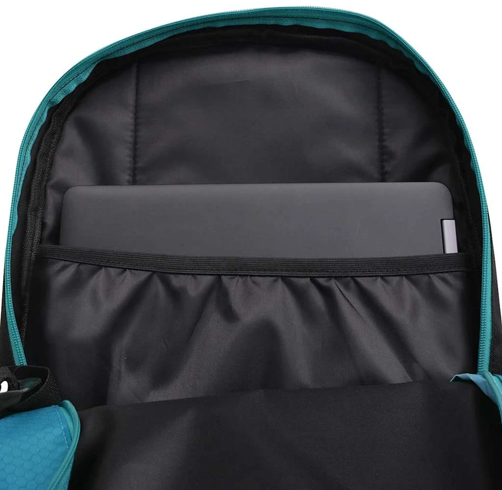 Mokyklinė kuprinė, 40 l, juoda ir mėlyna