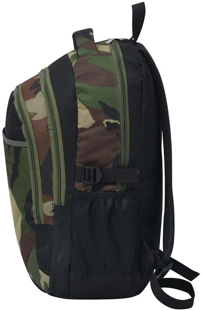 Mokyklinė kuprinė, 40l, juoda ir kamufliažo