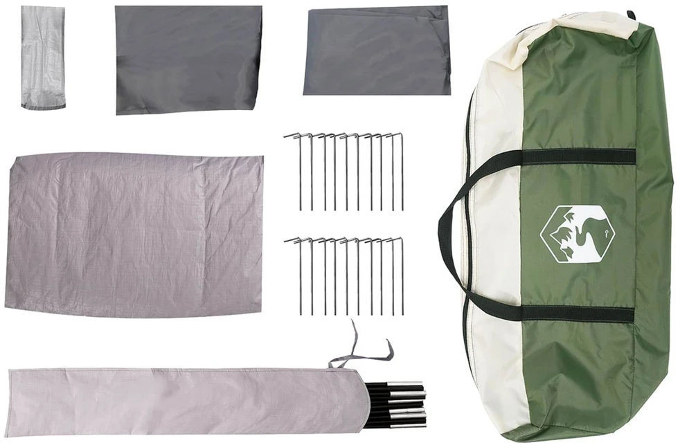 Momentinė Palapinė 524 x 232 x 192 cm Žalia