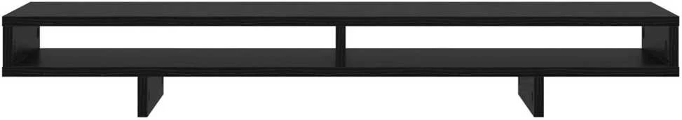 Monitoriaus laikiklis Juoda 100 x 27 x 15 cm Apdirbta mediena