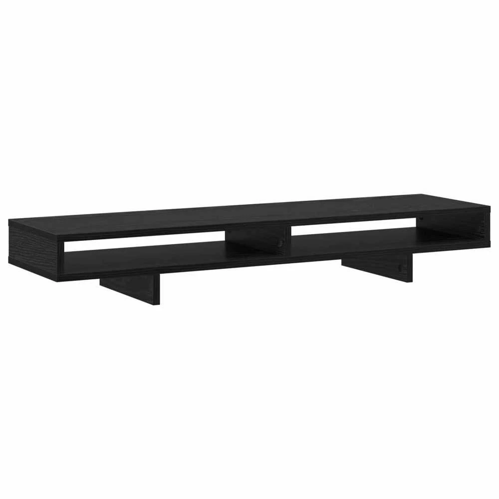 Monitoriaus laikiklis Juoda 100 x 27 x 15 cm Apdirbta mediena