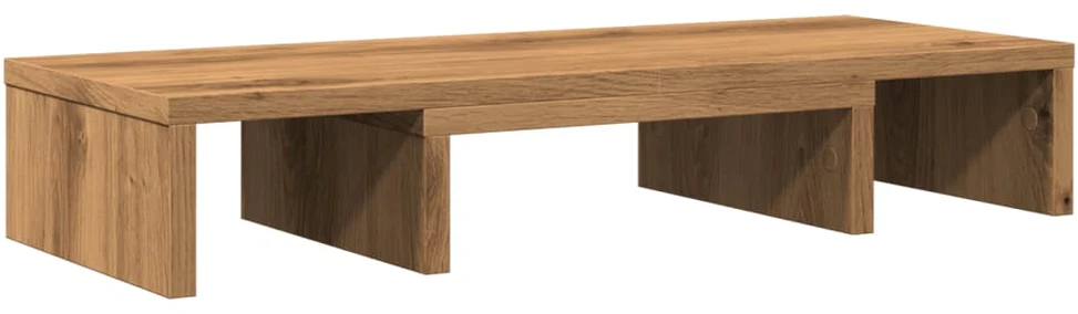 Laikiklis Monitoriaus stovas, artisano ąžuolo, 60x24x10,5cm, mediena
