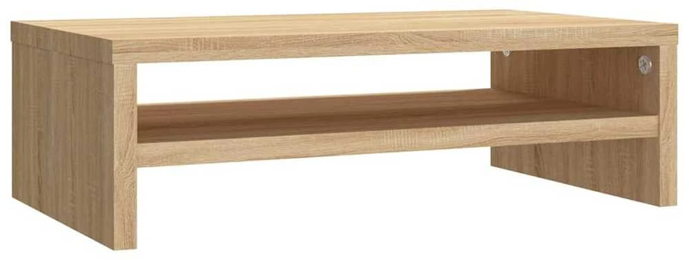 Monitoriaus stovas, ąžuolo, 42x24x13cm, apdirbta mediena
