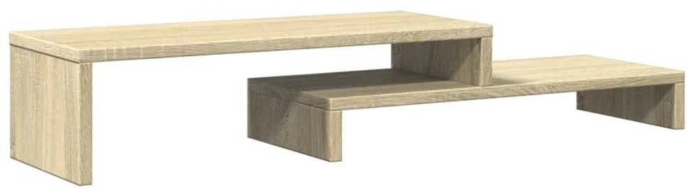 Laikiklis Monitoriaus stovas, ąžuolo, 54x22x15cm, apdirbta mediena