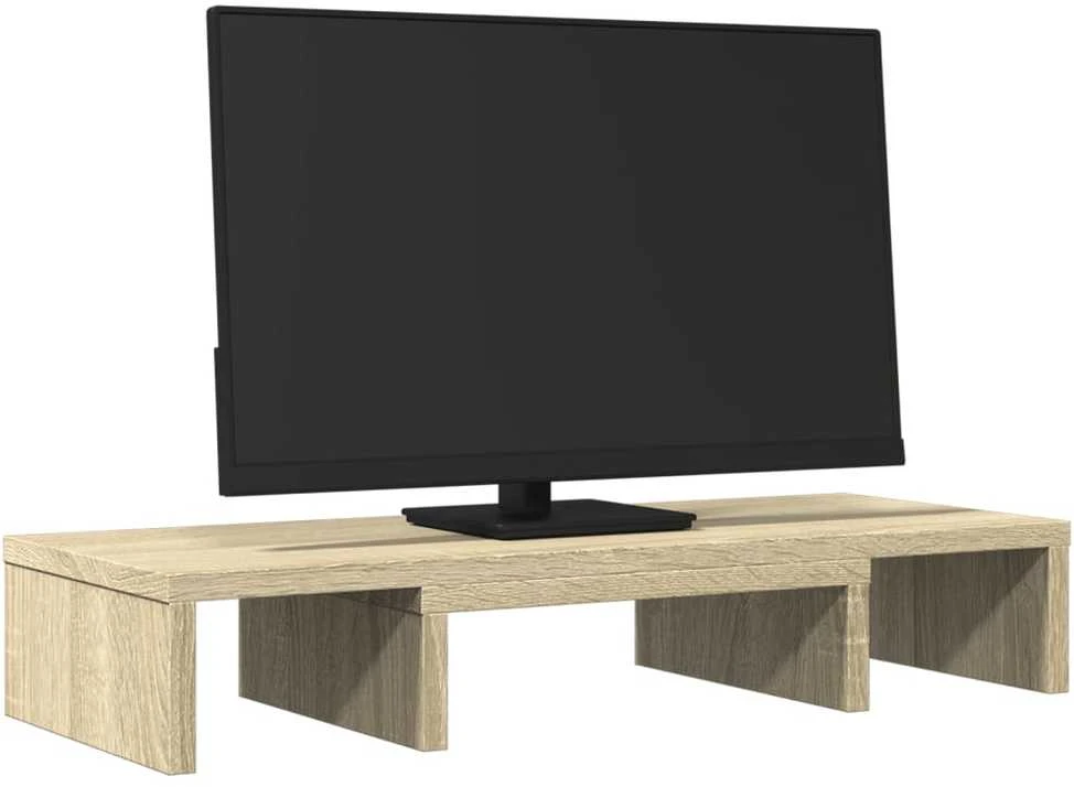Laikiklis Monitoriaus stovas, ąžuolo, 60x24x10,5cm, apdirbta mediena