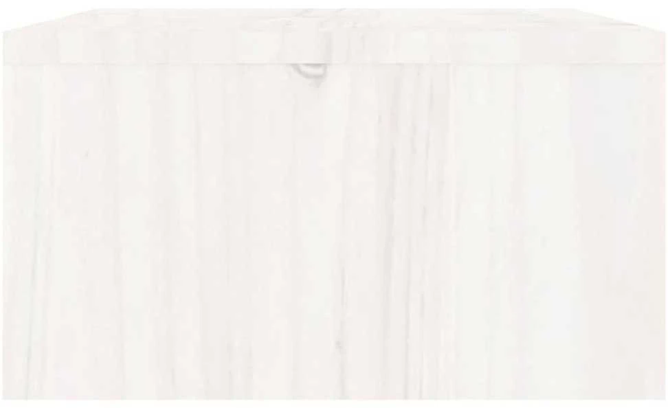 Laikiklis Monitoriaus stovas, baltas, 100x27x15cm, pušies masyvas