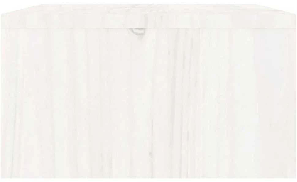 Laikiklis Monitoriaus stovas, baltas, 100x27x15cm, pušies masyvas