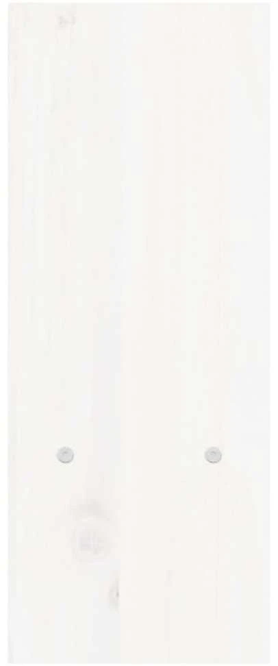 Laikiklis Monitoriaus stovas, baltas, (39–72)x17x43cm, pušies masyvas