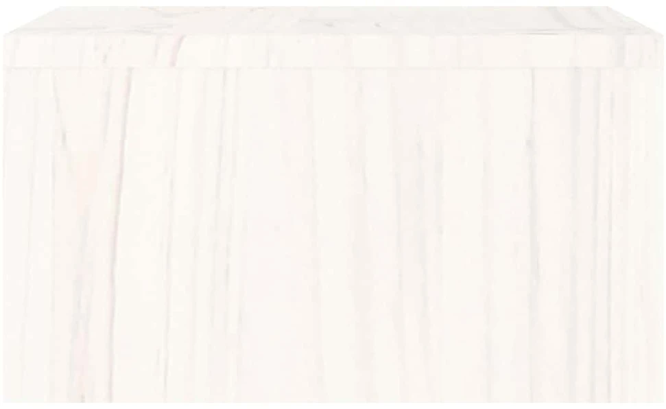 Laikiklis Monitoriaus stovas, baltas, 50x27x15cm, pušies medienos masyvas