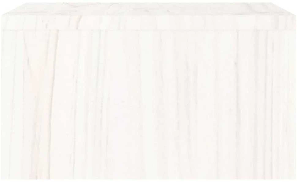 Laikiklis Monitoriaus stovas, baltas, 50x27x15cm, pušies medienos masyvas