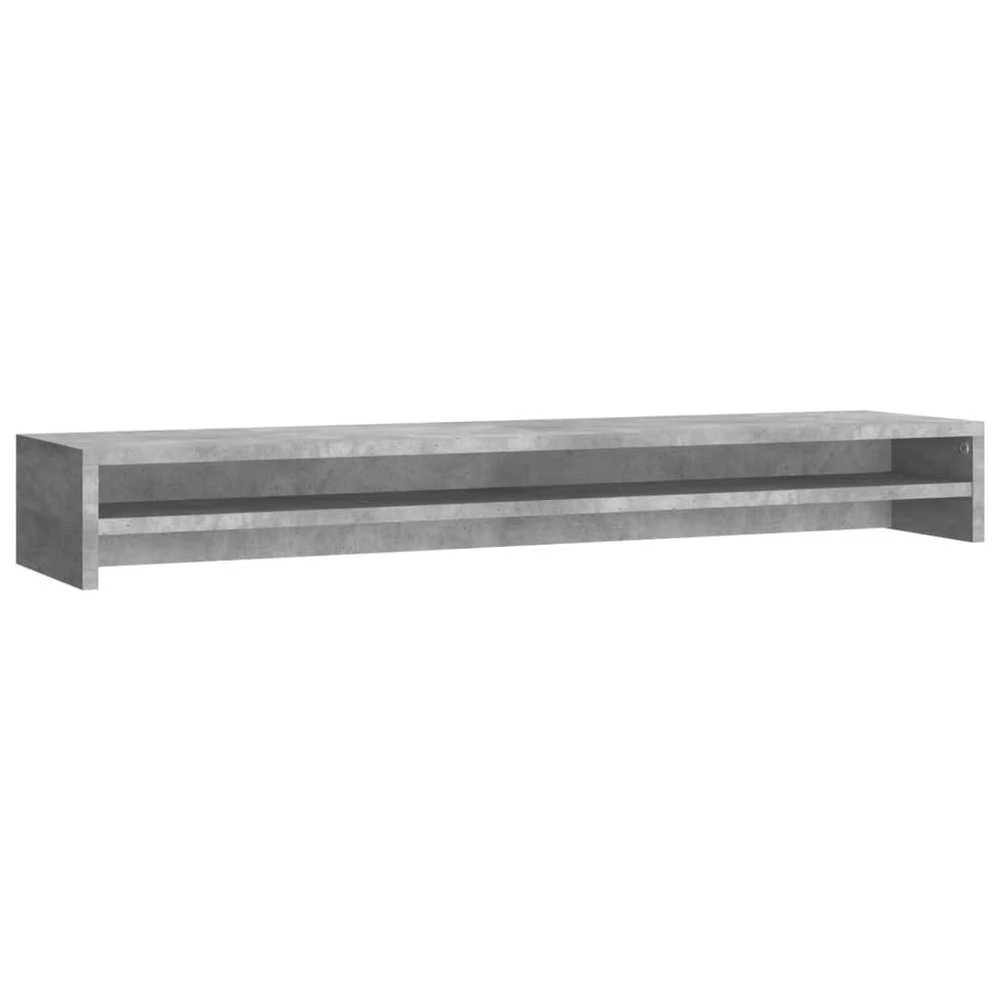 Laikiklis Monitoriaus stovas, betono pilkos spalvos, 100x24x13cm, MDP
