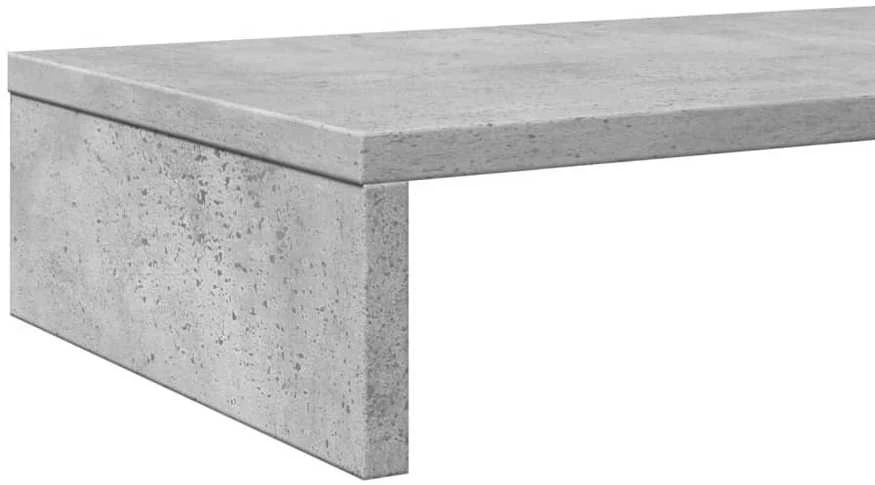 Laikiklis Monitoriaus stovas, betono, 100x27x10cm, apdirbta mediena