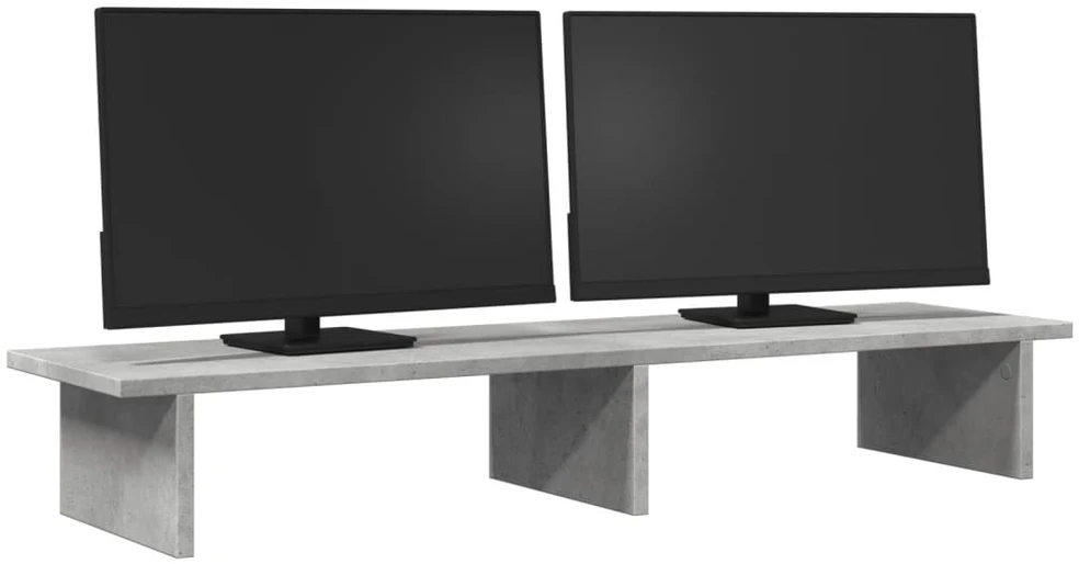 Laikiklis Monitoriaus stovas, betono, 100x27x15cm, apdirbta mediena