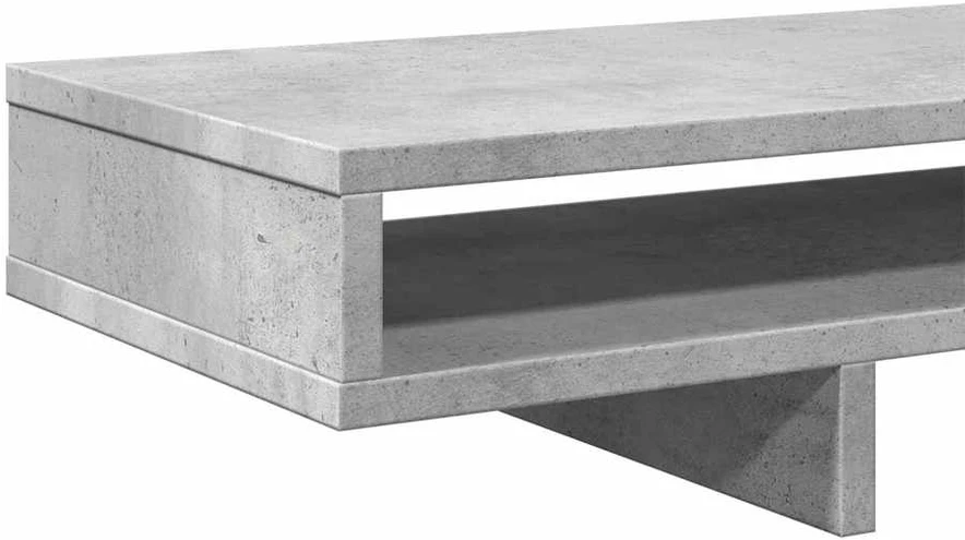 Laikiklis Monitoriaus stovas, betono, 100x27x15cm, apdirbta mediena