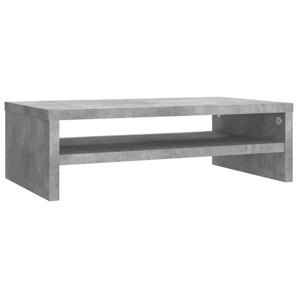 Monitoriaus stovas, betono, 42x24x13cm, apdirbta mediena