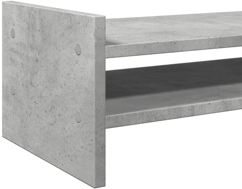 Laikiklis Monitoriaus stovas, betono, 50x27x20cm, apdirbta mediena