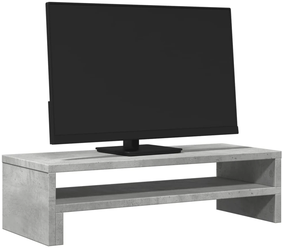 Laikiklis Monitoriaus stovas, betono, 54x22x15cm, apdirbta mediena