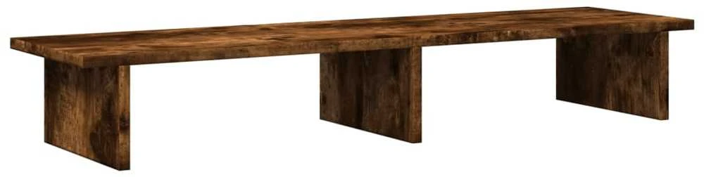 Laikiklis Monitoriaus stovas, dūminio ąžuolo, 100x27x15cm, mediena