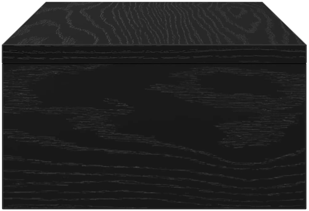 TV staliukas Monitoriaus stovas, juodo ąžuolo, 42x24x13 cm, inžinerinės medienos