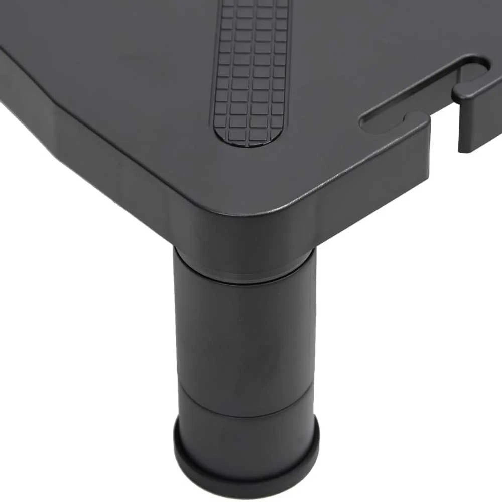 TV staliukas Monitoriaus stovas, juodos spalvos, 33,5x34x10,5cm