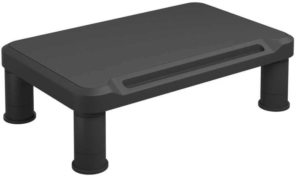 TV staliukas Monitoriaus stovas, juodos spalvos, 38x24x10,5cm