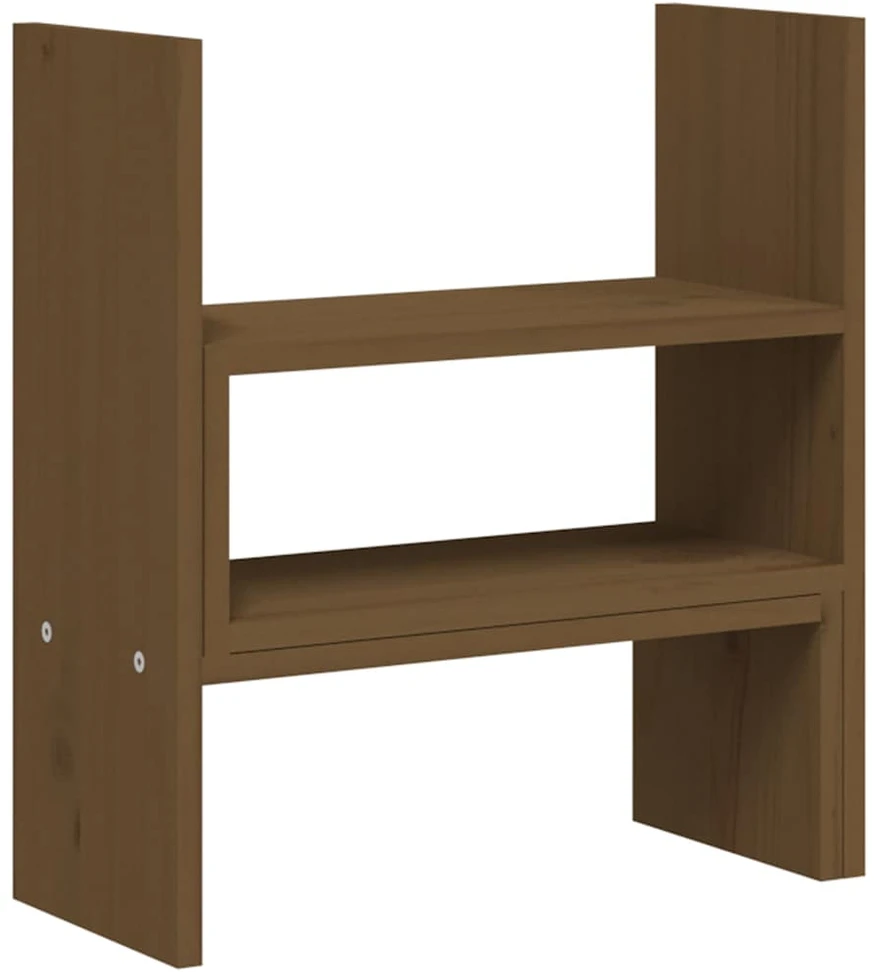 Laikiklis Monitoriaus stovas, medaus rudas, (39–72)x17x43cm, pušis