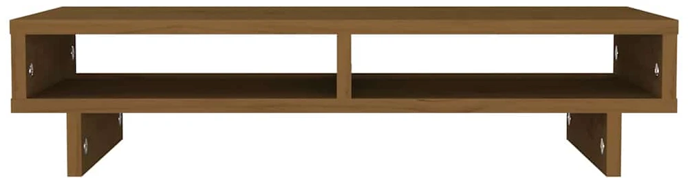 Laikiklis Monitoriaus stovas, medaus rudas, 60x27x14cm, pušies masyvas