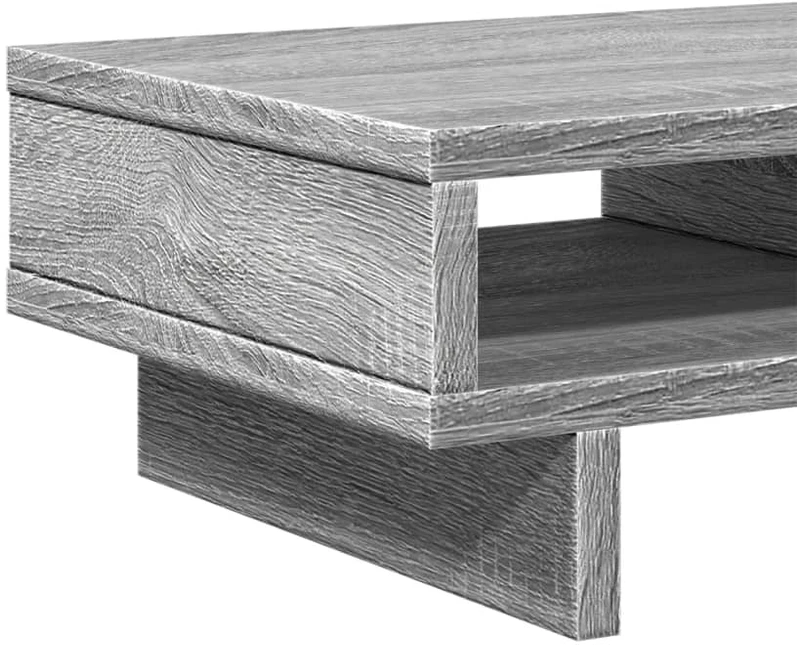 Laikiklis Monitoriaus stovas, pilkas ąžuolo, 50x27x15cm, apdirbta mediena