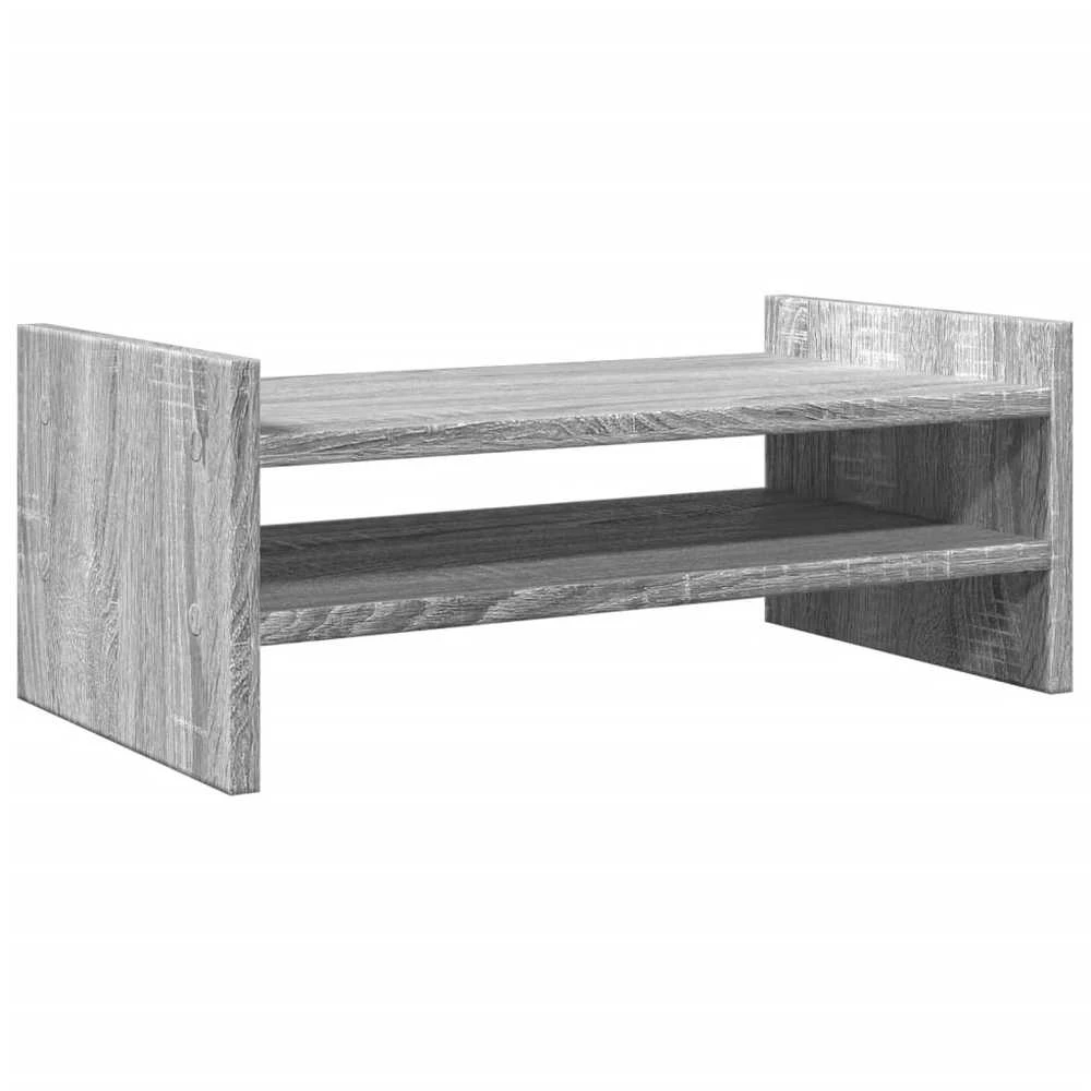 Laikiklis Monitoriaus stovas, pilkas ąžuolo, 50x27x20cm, mediena
