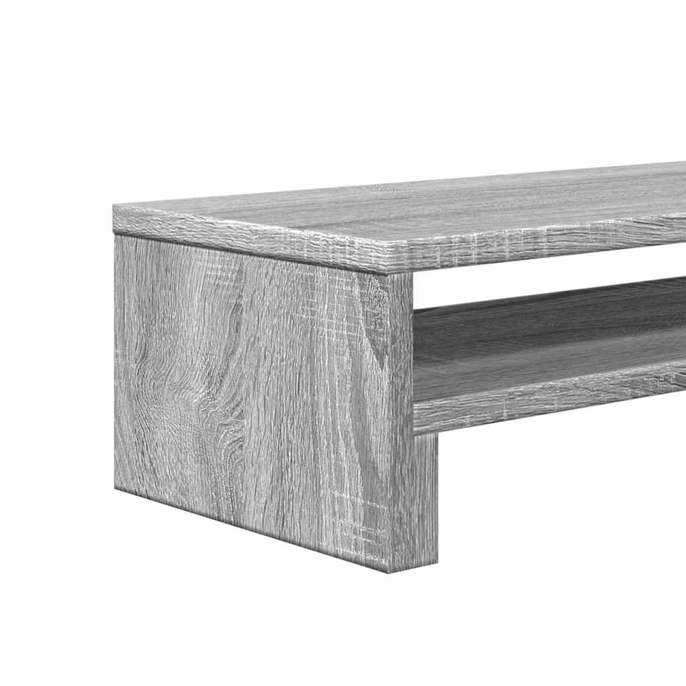 Laikiklis Monitoriaus stovas, pilkas ąžuolo, 54x22x15cm, apdirbta mediena