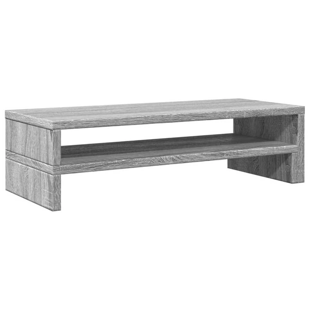 Laikiklis Monitoriaus stovas, pilkas ąžuolo, 54x22x15cm, apdirbta mediena