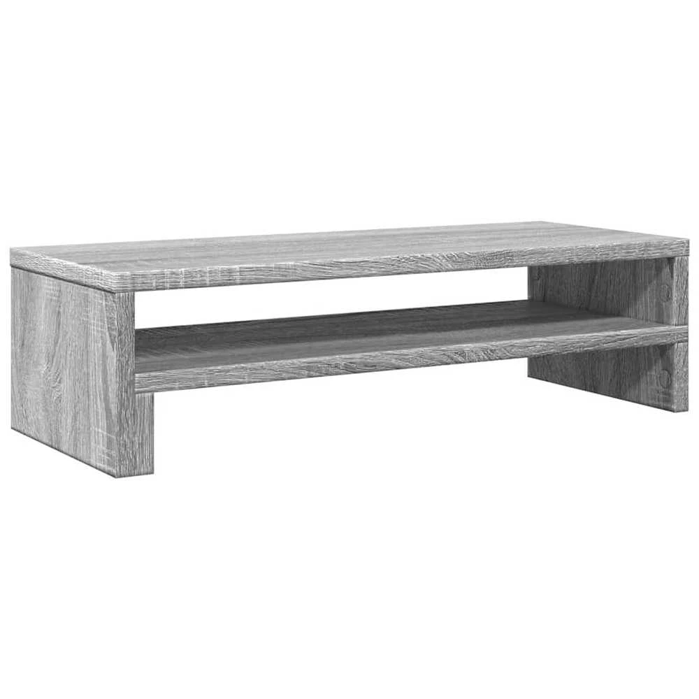 Laikiklis Monitoriaus stovas, pilkas ąžuolo, 54x22x15cm, apdirbta mediena