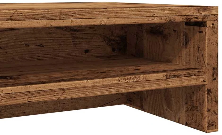 Laikiklis Monitoriaus stovas, sendintos medienos, 100x24x13 cm, MDP