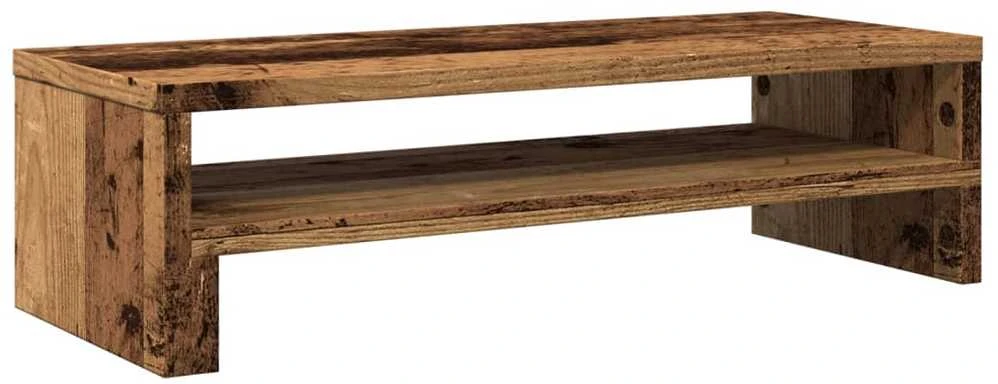Laikiklis Monitoriaus stovas, sendintos medienos, 54x22x15cm, mediena