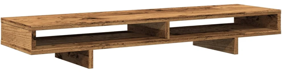Laikiklis Monitoriaus stovas, sendintos medienos, 100x27x15cm, mediena