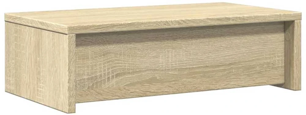 Laikiklis Monitoriaus stovas su stalčiais, ąžuolo, 50x27x15cm, mediena