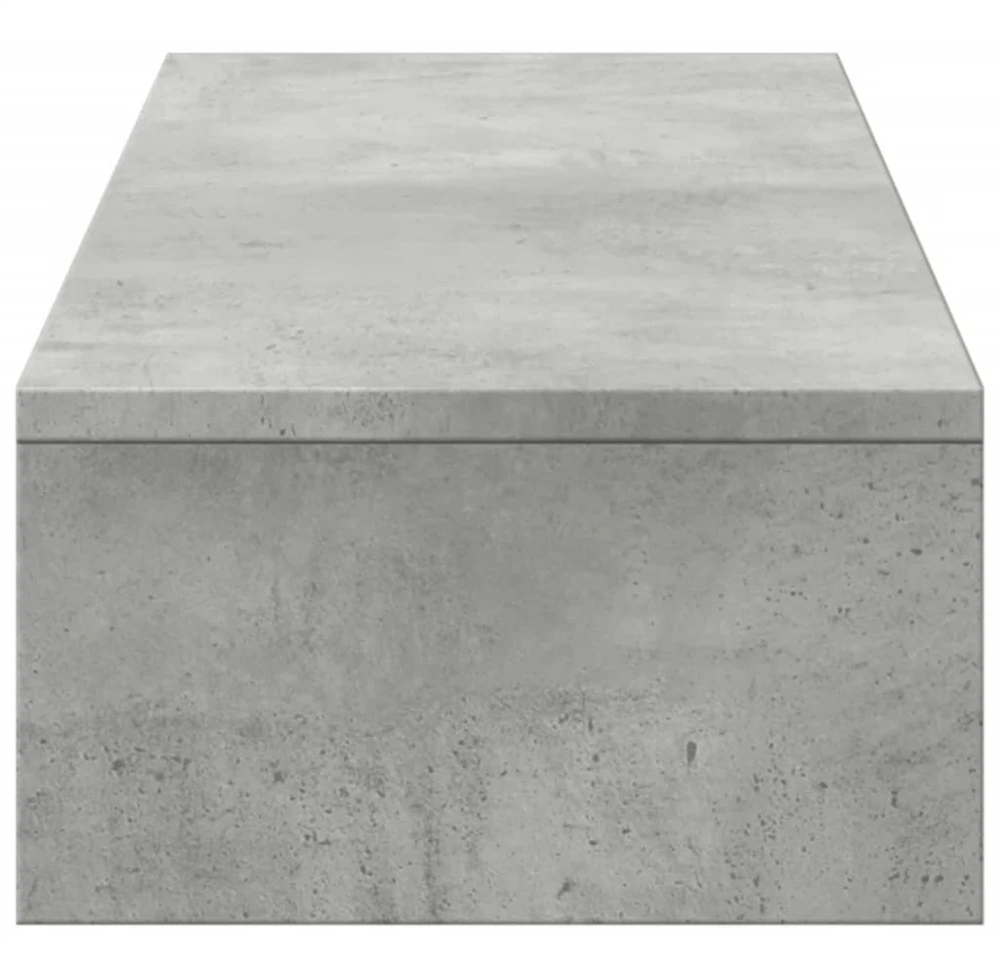Laikiklis Monitoriaus stovas su stalčiais, betono, 100x27x15cm, mediena