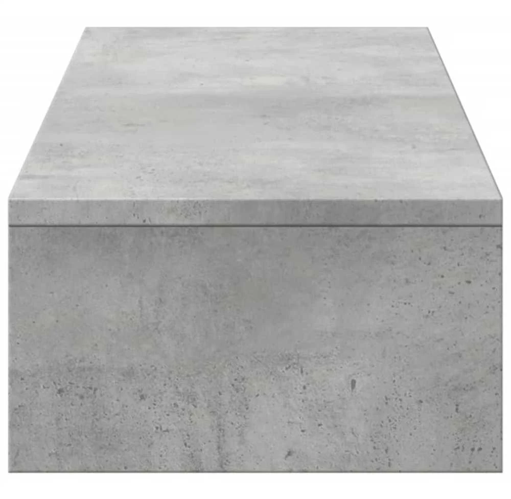 Laikiklis Monitoriaus stovas su stalčiais, betono, 100x27x15cm, mediena