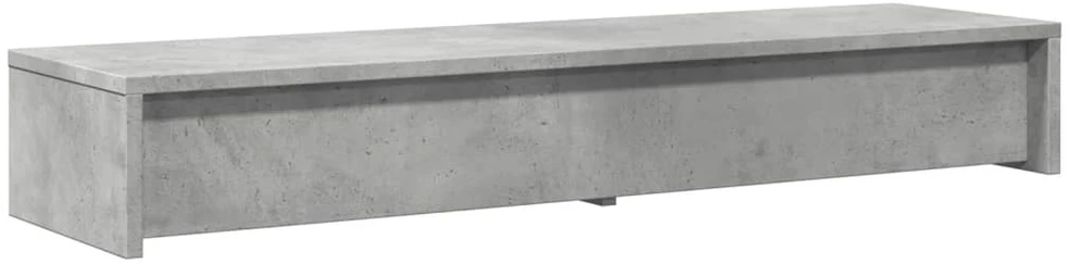 Laikiklis Monitoriaus stovas su stalčiais, betono, 100x27x15cm, mediena