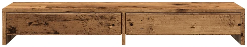 Laikiklis Monitoriaus stovas su stalčiais, medienos, 100x27x15cm, mediena