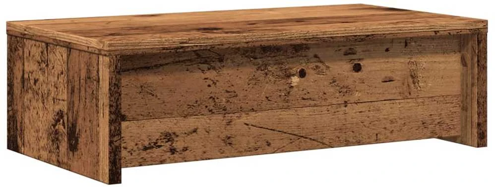 Laikiklis Monitoriaus stovas su stalčiais, medienos, 50x27x15cm, mediena
