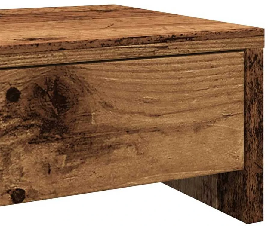 Laikiklis Monitoriaus stovas su stalčiais, medienos, 50x27x15cm, mediena
