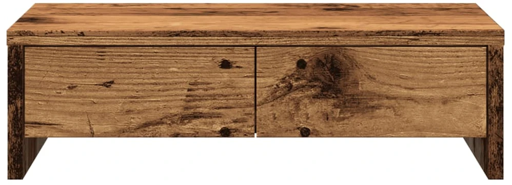 Laikiklis Monitoriaus stovas su stalčiais, medienos, 50x27x15cm, mediena