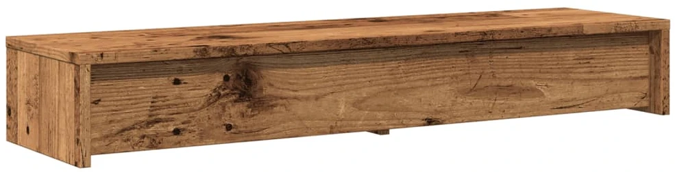 Laikiklis Monitoriaus stovas su stalčiais, medienos, 100x27x15cm, mediena