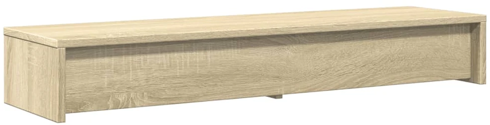 Laikiklis Monitoriaus stovas su stalčiais, ąžuolo, 100x27x15cm, mediena
