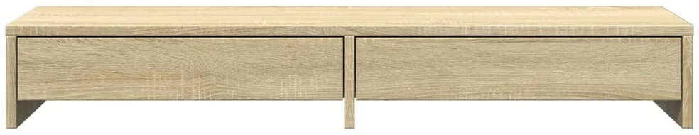 Laikiklis Monitoriaus stovas su stalčiais, ąžuolo, 100x27x15cm, mediena