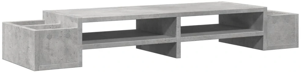 Laikiklis Monitoriaus stovas su vieta daiktams, betono, 100x27x15cm